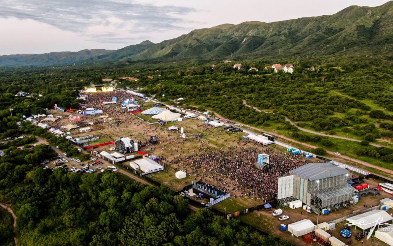 El mapa de Cosquín Rock 2025