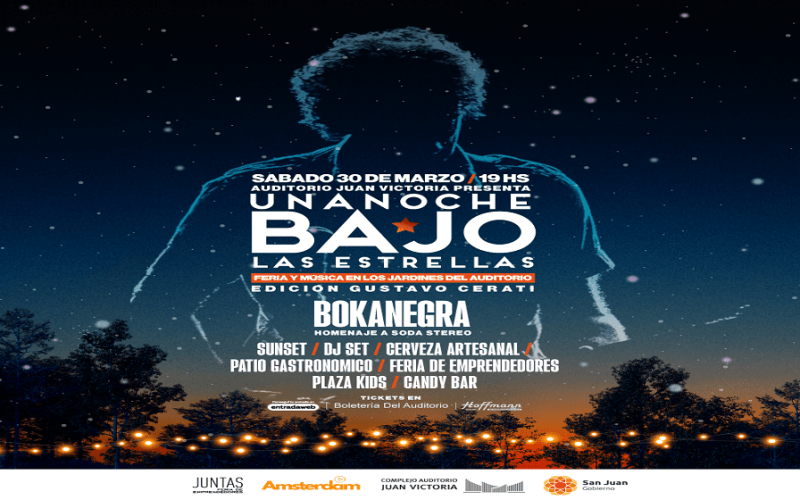 Bokanegra rinde homenaje a Gustavo Cerati en el Auditorio Juan Victoria