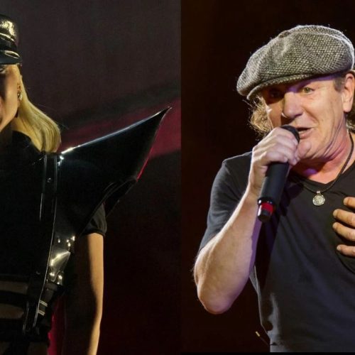 Mirá a Brian Johnson cantando “Highway to Hell” junto a Lady Gaga