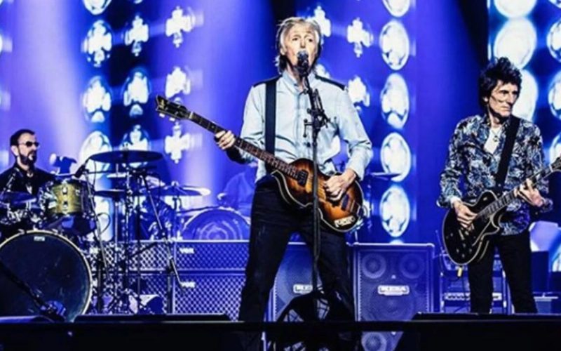 Paul McCartney invitó a tocar Ringo Starr y a Ron Wood